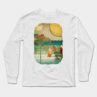 Collage of Coral Bubbles Long Sleeve T-Shirt